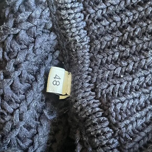 Our Legacy Big Piquet - Navy Chunky Cotton Rib - Picture 6 of 6